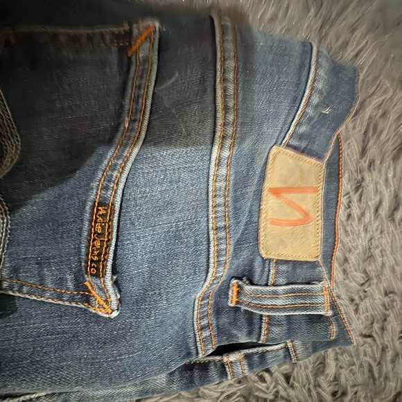 Nudie Jeans Men's Blue Jeans - Picture 4 of 6